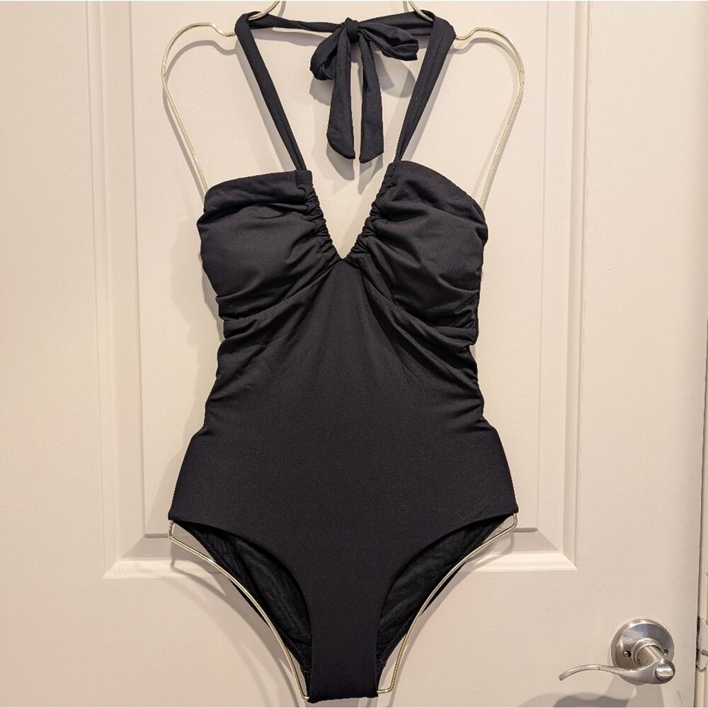 Sea Level Swim Australia One Piece Black Swimsuit Size 4 New